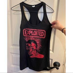 The Exploited punk rock band tank